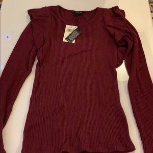 Lucky Brand Sweater Maroon